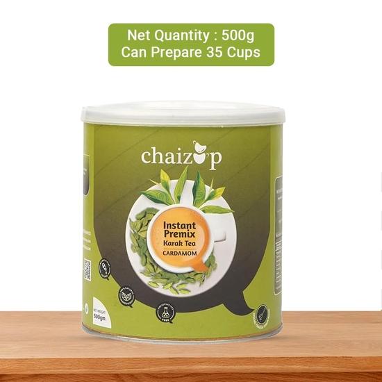 Chaizup Premium 1 Min Instant Sortiertes Tee-Paket - 500g Dosen (3er-Pack) | Masala-, Safran- & Kardamom-Aromen | Ca.. 108 Portionen | 1500g