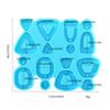 4 Styles Combined Geometry Earrings Silicone Molds Suitable for Epoxy Resin Diy Crafts Ornament Pendant Keychain Making