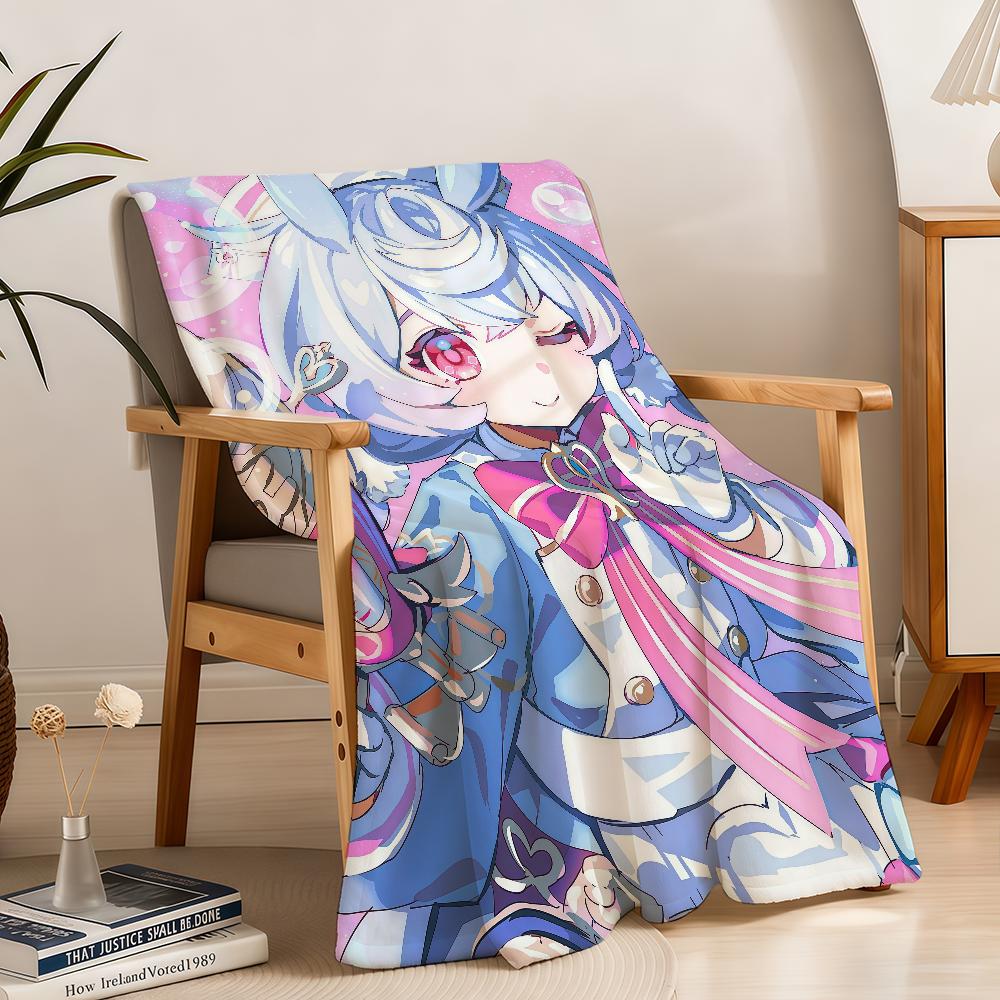 Blanket Throw Sigewinne Super Cosy Plush Living Room Genshin Sofa Impact Couch Childish Birthday Gifts