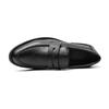 Men's Penny Loafers Black Brown Dress Wingtip Wedding Shoes Stylish Formal Leather Prom Shoes Large Size