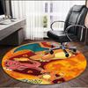 Pokemon Print Round Rug, Washable Floor Carpet, For Entryway Dorm Laundry Room Office Study, Home Decor Birthday Christmas Gift