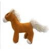 Charming Little Horse Figurine with Silky Smooth Finish and Lively Eyes
