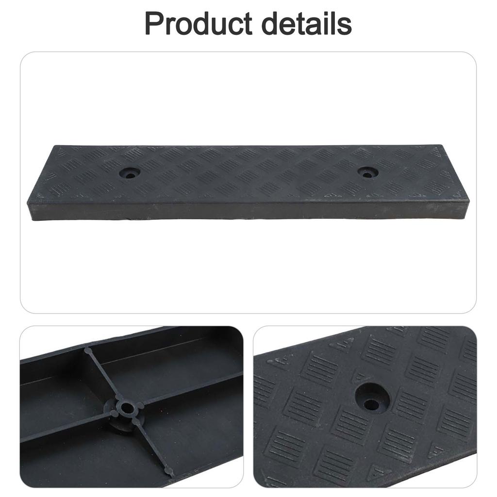 Plastic Kerb Ramp Non-Slip Threshold Ramp 30mm Height For Cars Going Uphill