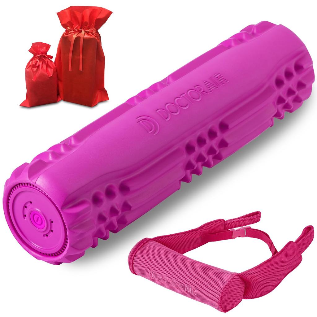 Doctor Air Official Store 3D Massage Roll Foam Roller Massage Roller Fascia Fascia Roller Fascia Release Roller Electric Powerful Vibration Shoulders