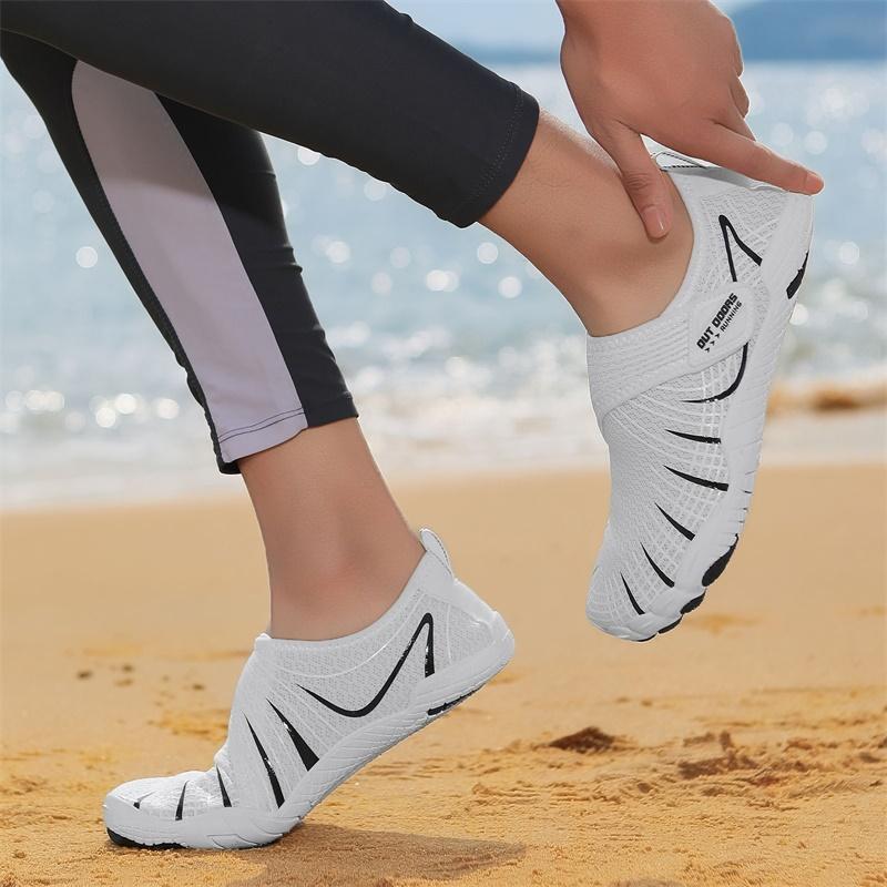 Scarpe da Acqua Antiscivolo Unisex Traspiranti Suola Morbida Scarpa da Wading Asciugatura Rapida Leggere Calzature da Acqua per Immersioni Canyoning Pesca