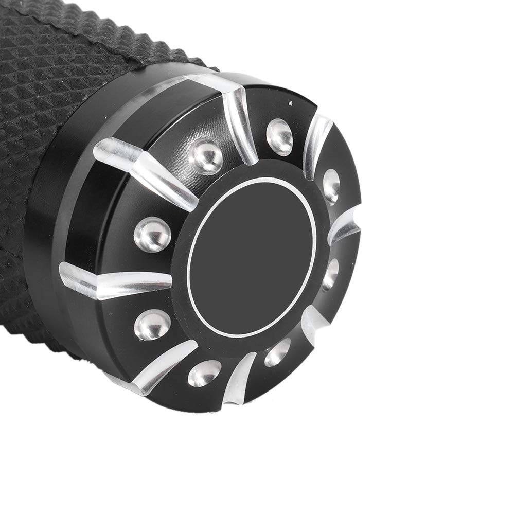 Motorcycle Handlebar Grips, Bike Handlebar Grips, 1.0 inches (25 mm), 2 Pcs/Set, Aluminum Alloy