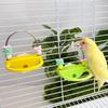 Interactive Parrot Relieve Boredom Plastic Treat Dispenser Bird Cage Non-slip Design Parrots Gnaw