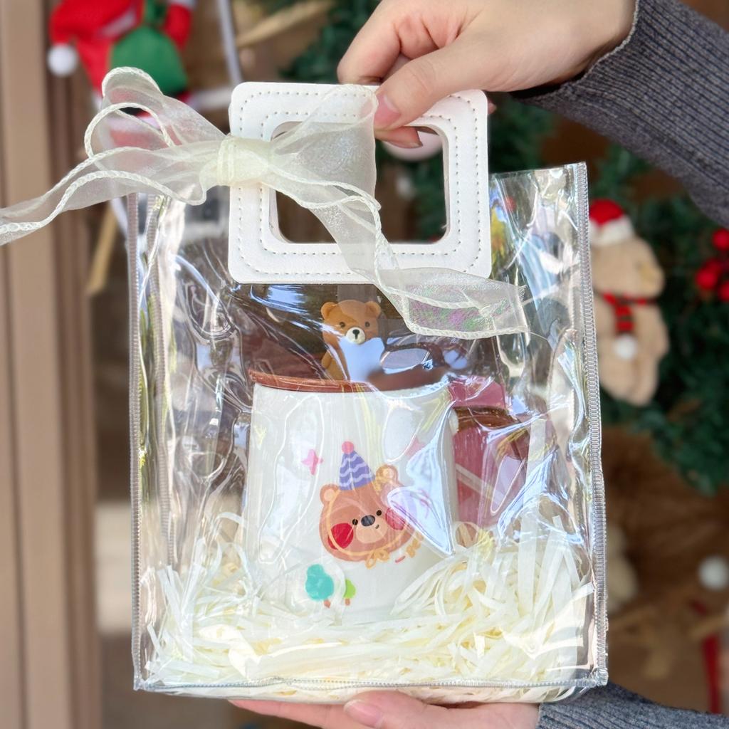 Weihnachtsgeschenk Mädchen Keramiktasse süße Tasse Souvenir praktisch Kinder neue Wassertasse 2025 Jungen