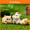 Schattige hamster van hars, perfect voor tuindecoratie en het zelf aanleggen van een succulententuin.