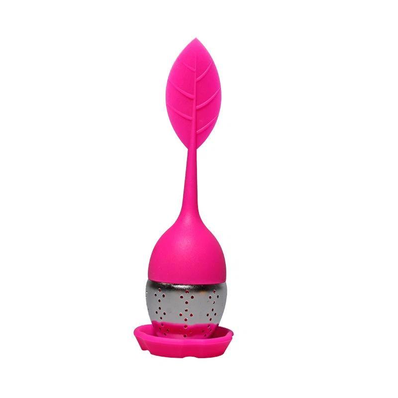 Tea Strainers Tea Infusers Teaware High Temperature Resistance Silicone Filters Scented Tea Tools Cute Leaf Teaware