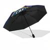 Chelsea Football Club, Badge- Automatic Opening and Closing, 8-rib Structure Portable Umbrella, Suitable for Men and Women in All Seasons -