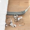 Extendable Long Handle Dust Duster Home Use Flat Head Microfiber Cleaning Tool Bed Under Furniture Gap Hard-to-Reach