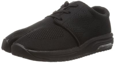 [Margo] Tabi-shaped Shoes Tabi Training Fitness Running Barefoot Air Cushion Sports Jog AIR Unisex Adults Black 28.0 Cm 2E