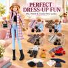 Fashion Winter Wool Overcoat Tops Cute 1/6 Dolls Accessories  For 11.5 Inch Doll/for 30cm Doll