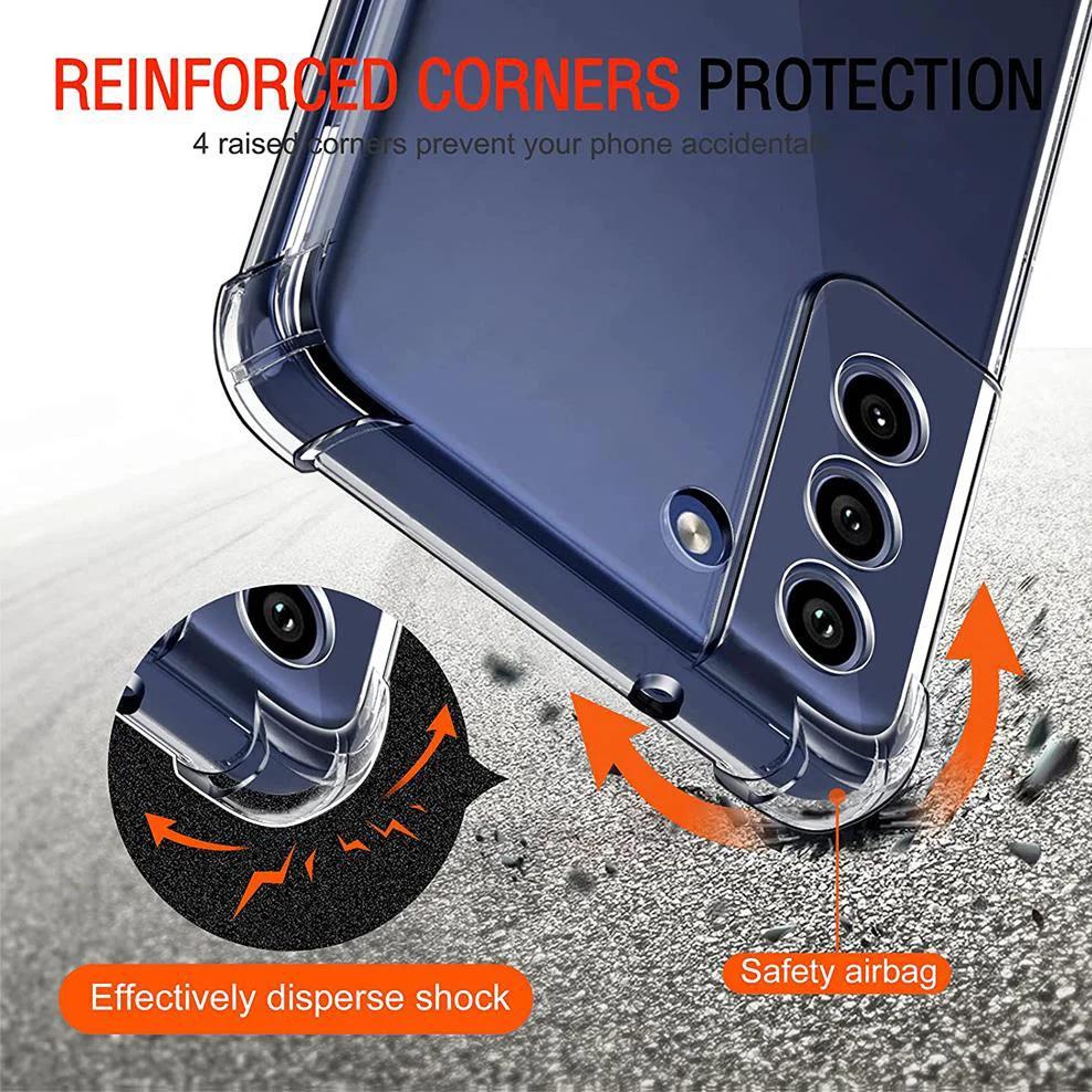 Stoßfeste Hülle für Samsung Galaxy S25 Edge S24 S23 S22 Ultra Plus FE A06 A16 A26 A36 A56 A05 A05S A15 A25 A35 A55 A14 A34 A54