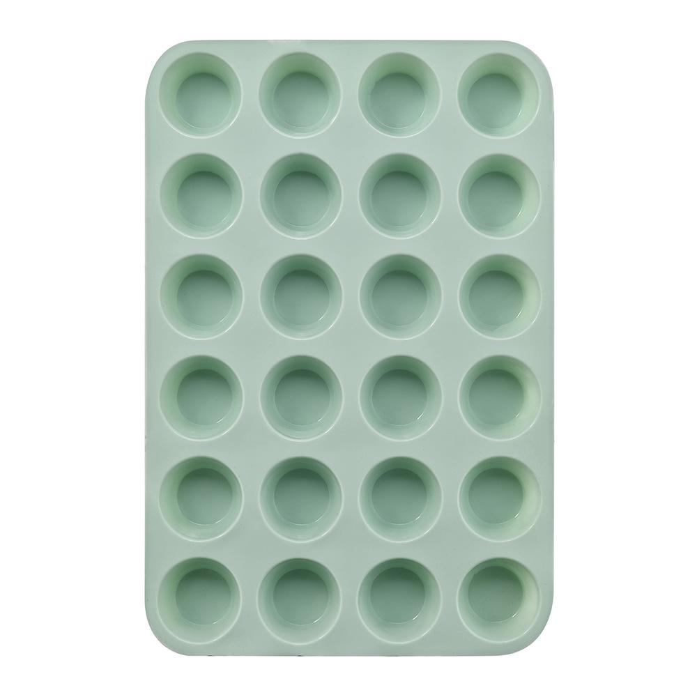 Stampo in Silicone per Muffin e Torte da 12/24 Tazze - Antiaderente, Resistente alle Alte Temperature, Strumento da Forno