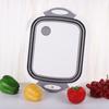 With Colander Foldable Basin Space Saving Collapsible Cutting Board  Outdoor Camping