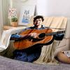 Retro Cool B-Bob Dylan Merchandise Blanket Fleece Home Popular Singer Throw Blanket Cozy Ultra-Soft for Couch Quilt