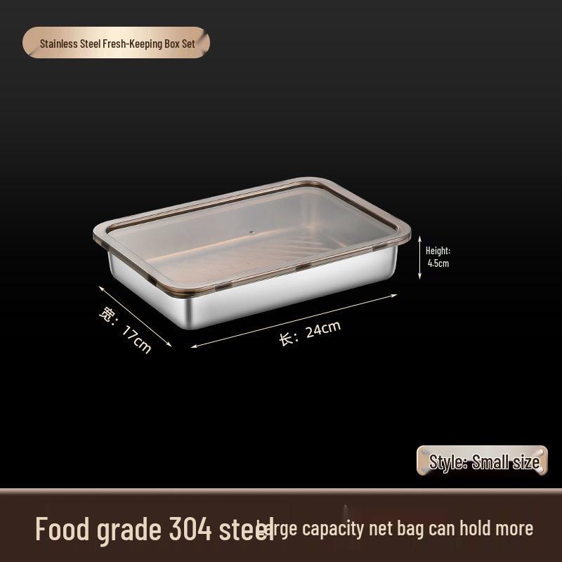 304 Stainless Steel Thick Dumpling Tray with Lid - Non-stick, Food Grade Freezer Storage
