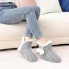 Fashion Smile Winter Boots Women Fuzzy Knitted Ankle Boots Slippers Warm House Cotton Shoes Outdoor Indoor Plush Lining Boots For Women