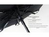 Men's Extra Large Solid Color Automatic Folding Umbrella - Self-Opening & Closing, Three-Fold Design, Sun & Rain Protection, Ideal for Business.