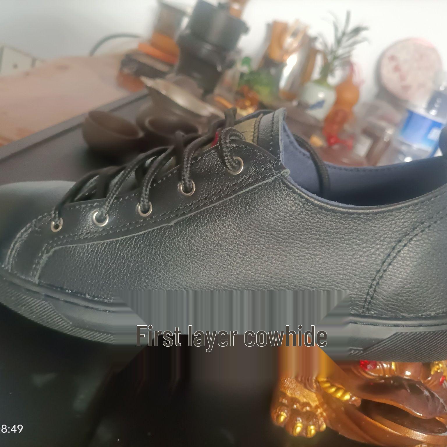 

Аутентичная обувь из коровьей кожи высшего качества: Дышащий, Удобный, Модный и Подлинный. 38