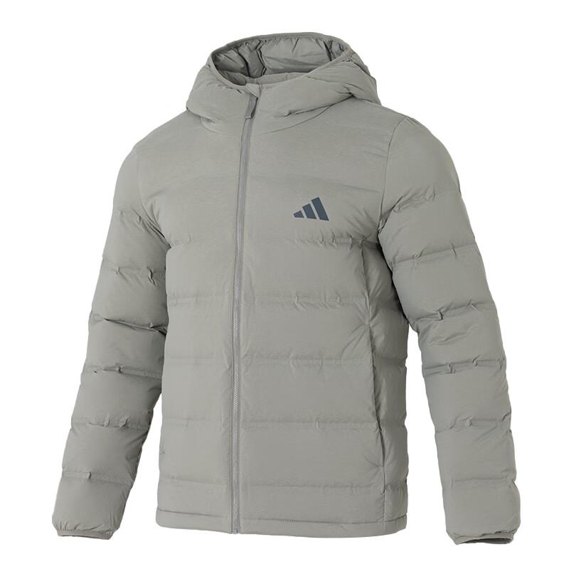 

Adidas Helionic Insulated Outdoor Windproof Hooded Zip Duck Down Jacket Men Jackets KH3992 S