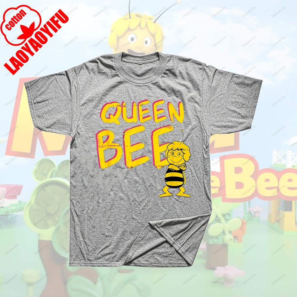 Maya The Bee Movie Cartoon Character T-shirts Cartoons T Shirt for Fitness Training Jogging Outdoor Activities