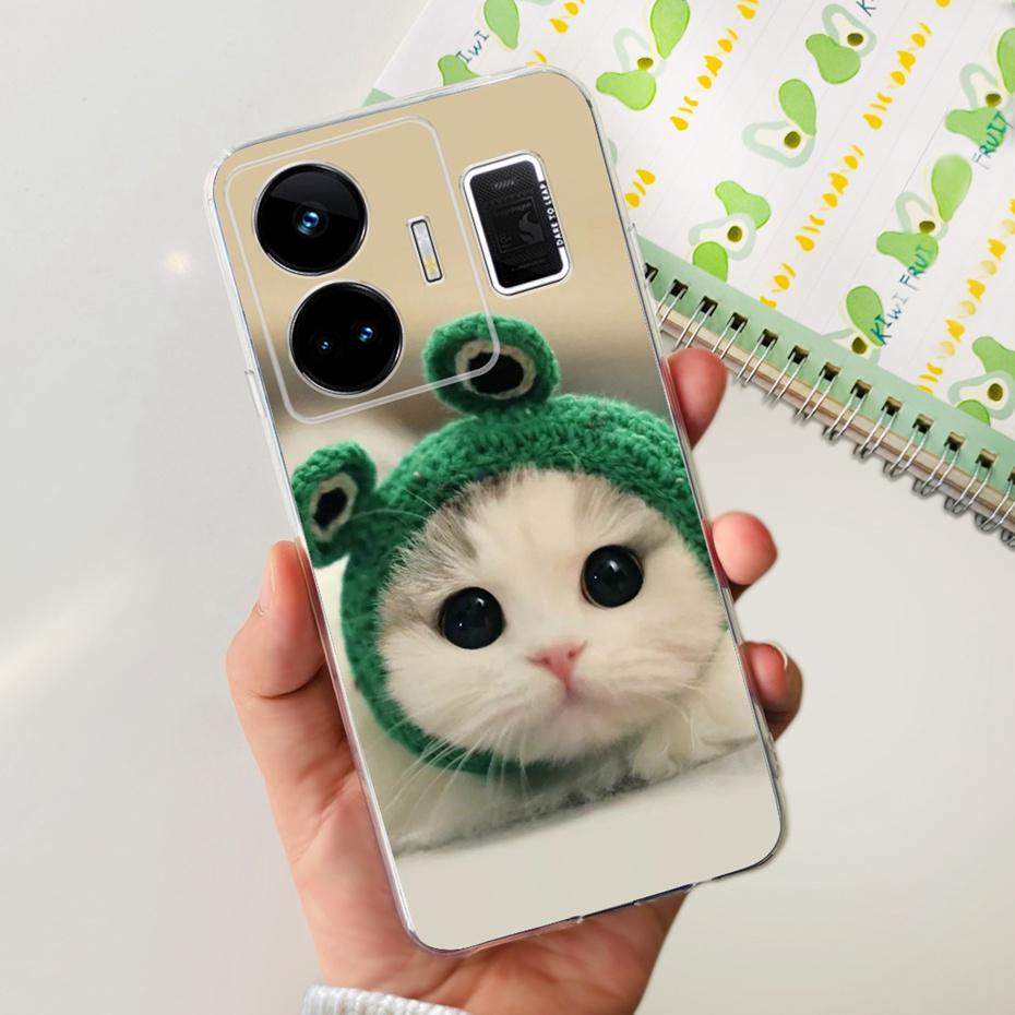 Fashion Pattern Phone Case For Realme GT Neo 5 GT3 240W Soft Silicone TPU Back Cover For Realme GT3 GT Neo5 RMX3706 RMX3709