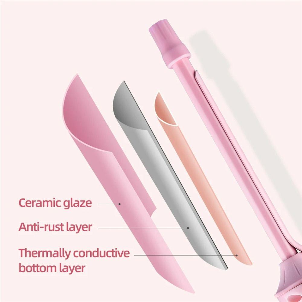 Professional Mini Hair Curling Iron Electric Salon Styling Tool New 9mm Curler Wand