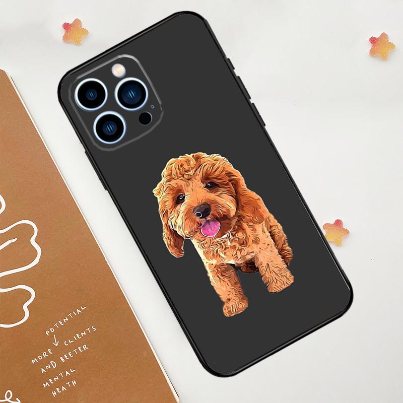Cute Cockapoo Dog Phone Case For IPhone 18 17 Pro Max 14 13 12 11 15 16 Pro Max Mini 16 Plus 16e 17 Air Funda