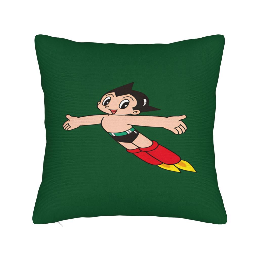Astro Cartoon Boy Pillow Case  Comfy Pillow Cover For Living Room Sofa Novelty Pillowcases