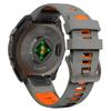 KALEBOL QuickFit 22mm Watch Strap for Garmin Fenix 7 Pro/7/6 Pro Dual Color Silicone Wrist Band