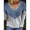 2025 Women's V-neck Knit Pullover Sweater - Cute, Multiple Colors, In Stock