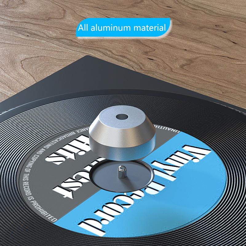 1 Stück Schallplatten-Dome-Mitteladapter Universal 45 U/min Schallplattenkonverter Plattenspieler Aluminium Zubehör Für 7-Zoll-Vinyl-Schallplattenspieler