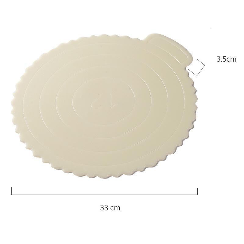 Reusable Cake Base Holder Round Cake Board BPA Free Plastic 8 10 12 Inch Cakes Accessories Cardboard Base Stand for Decor