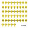 50/10Pcs Auto Fastener Clip Door Trim Panels Fastener Clips Plastic Fixed Clip for Lada Kalina Golf Land Rover Chevrolet Jaguar