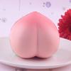 Ny kolossal 10 cm squishy rosa/hvit fersken Slow Rising Cream duftende