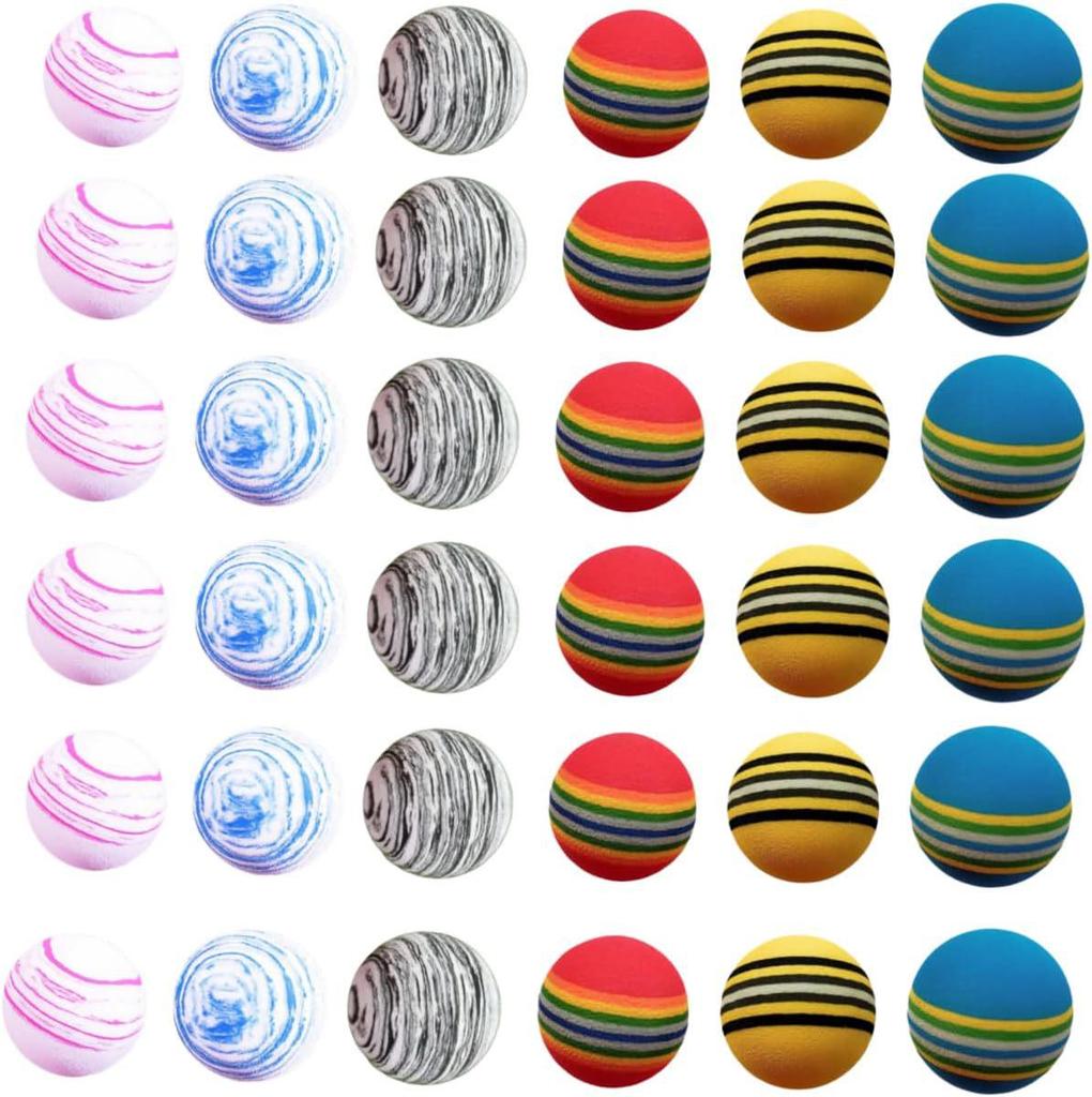 Rainbow EVA High Elastic Badminton and Beach Tennis Set with Bouncing Ball and Shuttlecock