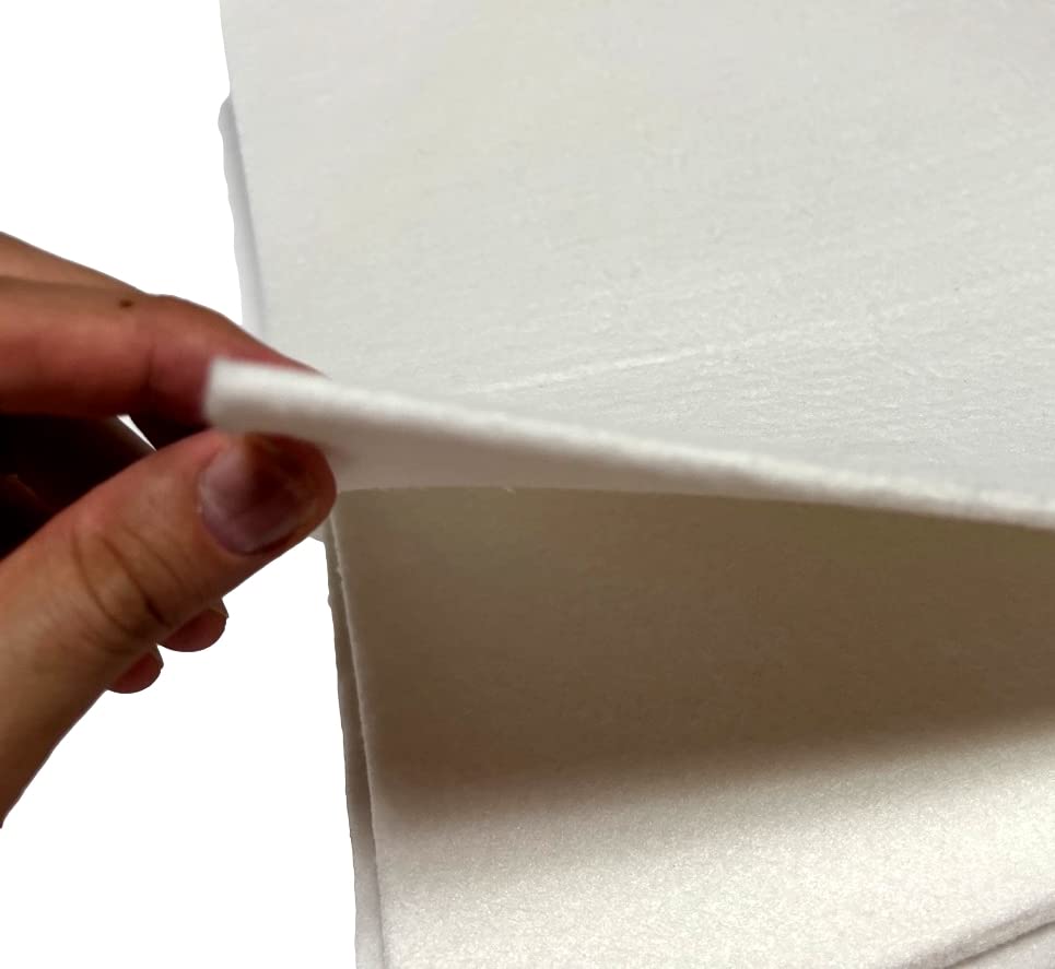 Large Mosen Felt Sheet for Calligraphy and 1m X 2m 3mm [Natura Style] Painting, (White, Thick)