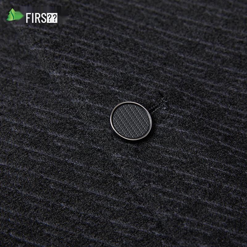 Shanshan Men's Lamb Wool Blend Business Casual Blazer