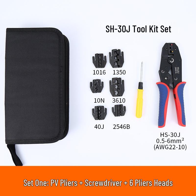 20-Piece Multifunctional Terminal Crimping Tool & Pliers Set