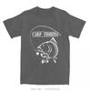 Summer Round Neck 3D Carp Fish Print Top Fashionable Casual Short Sleeved Men's T-shirts