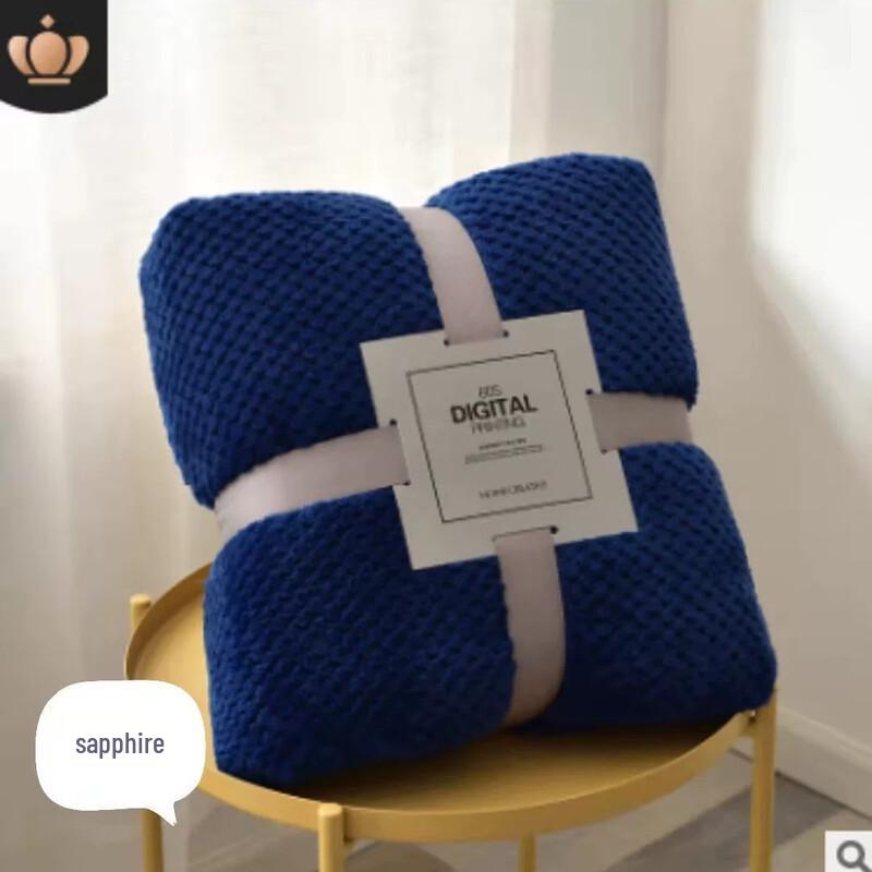 

OEING Pineapple Grid Thick Blanket