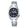100 Meter wasserdicht Automatisch Stahlarmband 28mm Damenuhr blaues Zifferblatt SRRA007