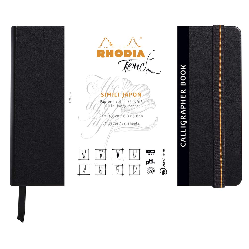 

Rhodia Touch A5 Landscape 250g Paper 64 RHODIA Touch cf116124 Sketchbook, Calligrapher s Book, (Natural Paper, Plain, Weight, Pages)