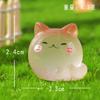 In the Dark and Long Tail Resin Figurine, Cute Miniature Decoration for Desk Shelf Garden