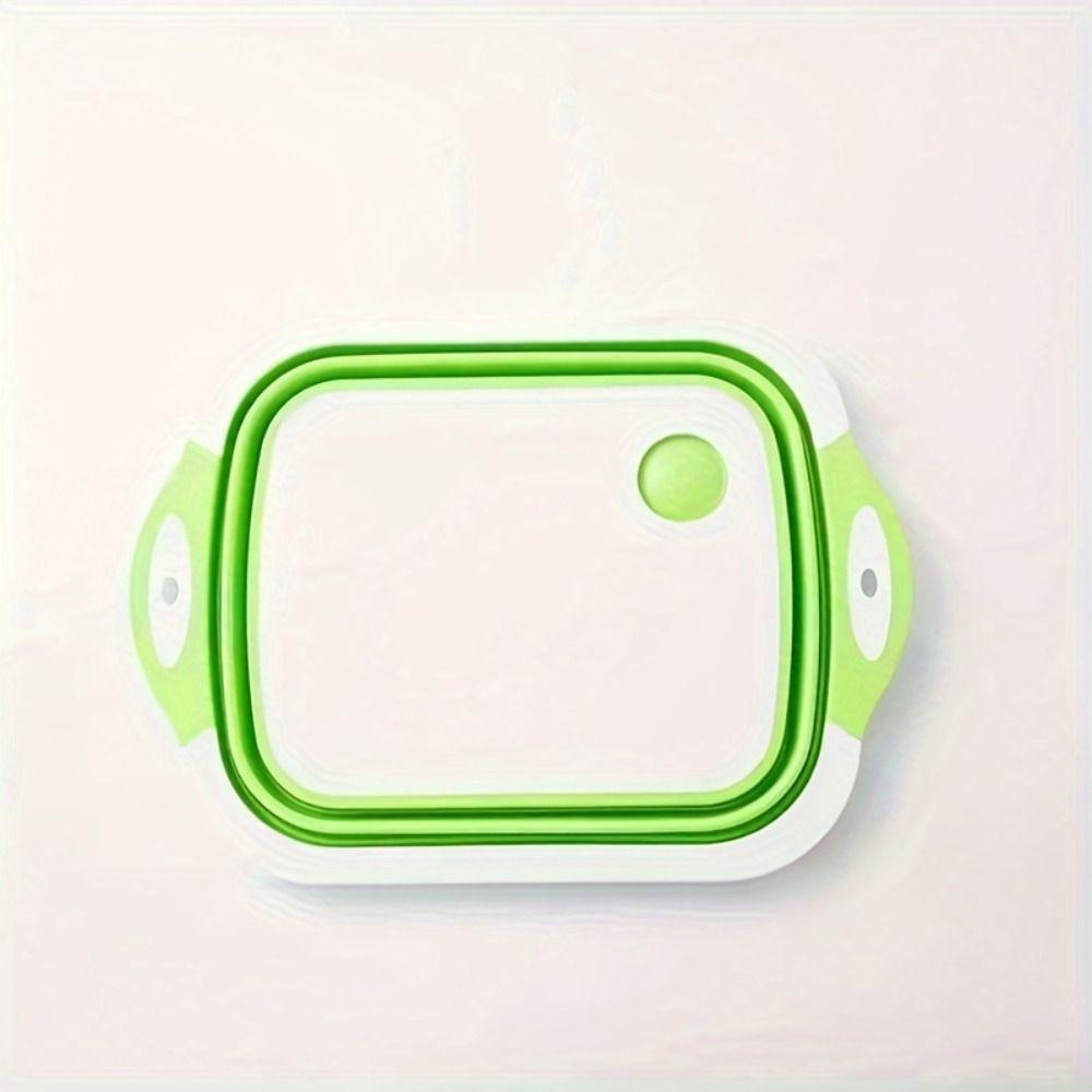 3 In 1 Folding Cutting Board Anti-slip Kitchen Chopping Block Collapsible Vegetable Basin  Picnic