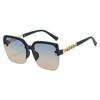 Luxury Rimless Brand Women Sunglasses Stylish Square Frameless Designer Ladies Sun Glasses Classic Trend UV400