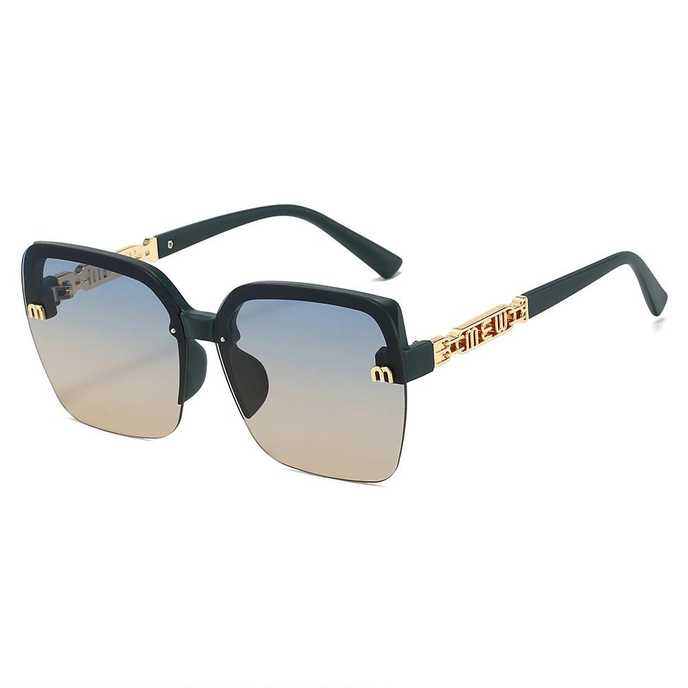 Luxury Rimless Brand Women Sunglasses Stylish Square Frameless Designer Ladies Sun Glasses Classic Trend UV400